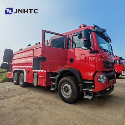 HOWO 소방 트럭 6X4 480hp 5000L 물 폼 탱커 소방 트럭 미니 소방 트럭