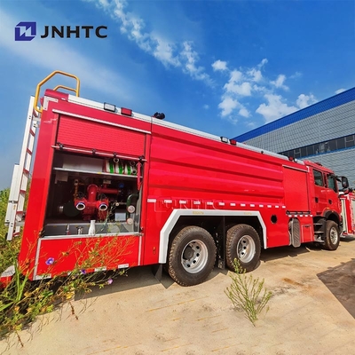 HOWO 소방 트럭 6X4 480hp 5000L 물 폼 탱커 소방 트럭 미니 소방 트럭