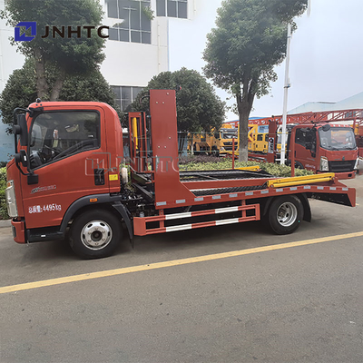 3대의 차량을 끌고 Sinotruk HOWO 4X2 더블 데크 5t 6t 디젤 연료 완전히 착륙 해체 구조 차량 평면 拖车