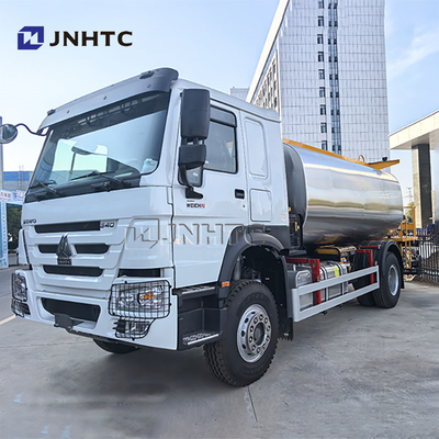 Hot Howo 6x4 340HP 15000 리터 연료 오일 탱크 트럭 판매