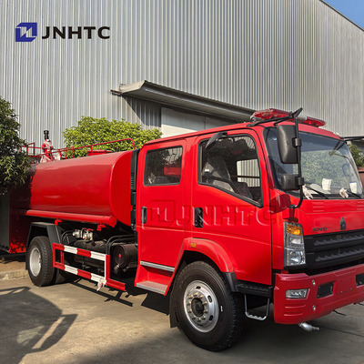 제조업체 HOWO 4x2 5000L 물 탱크 소방 트럭 소방 트럭 장비 소방 차량