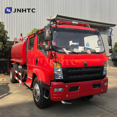 제조업체 HOWO 4x2 5000L 물 탱크 소방 트럭 소방 트럭 장비 소방 차량