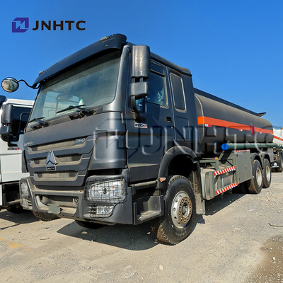 호우 오일 탱크 트럭 6x4 380hp 용량 10 바퀴 20000 리터 고강 강철 연료 탱크 트럭