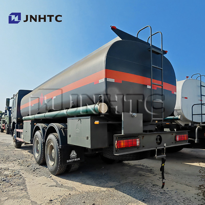 호우 오일 탱크 트럭 6x4 380hp 용량 10 바퀴 20000 리터 고강 강철 연료 탱크 트럭