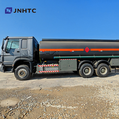 호우 오일 탱크 트럭 6x4 380hp 용량 10 바퀴 20000 리터 고강 강철 연료 탱크 트럭