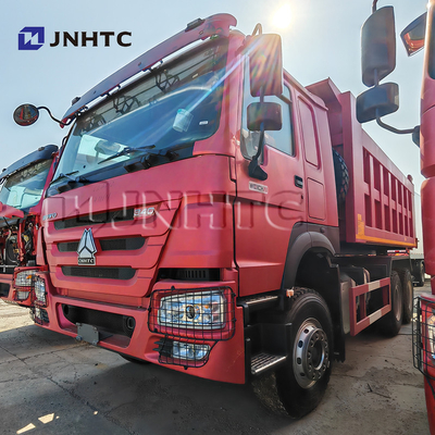 고품질의 HOWO 티퍼 트럭 6x4 운전 340 hp 10 휠 디젤 덤프 트럭