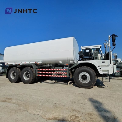 신차 시노트럭 후안헤 광산 스프링클러 트럭 380hp 6x4 드라이브 휠 물 탱크 트럭