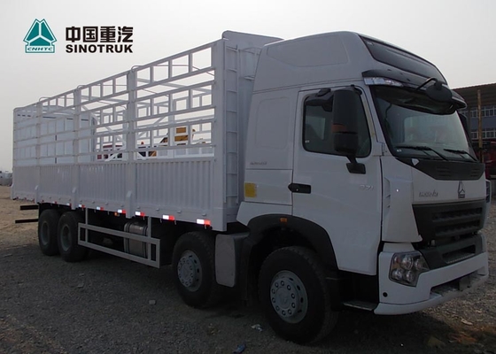 A7 Howo Sinotruk 8x4 50T 7M 길이 화물 컨테이너를 가진 무거운 화물 트럭
