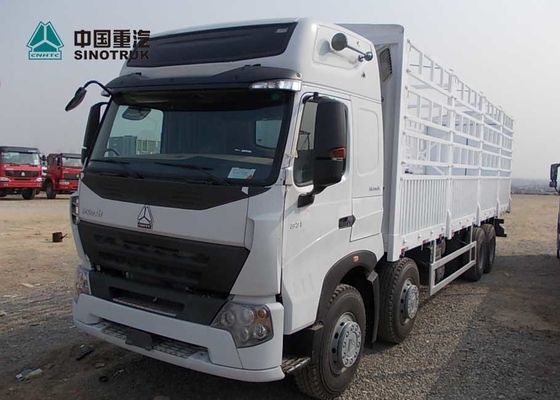 A7 Howo Sinotruk 8x4 50T 7M 길이 화물 컨테이너를 가진 무거운 화물 트럭
