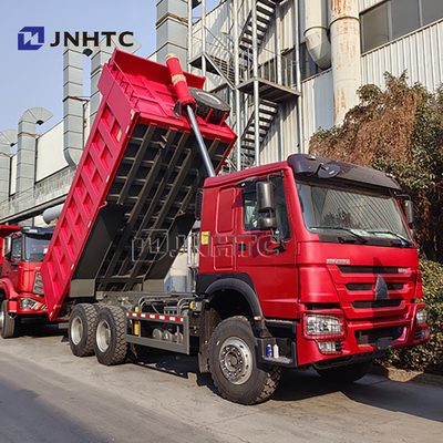중량 Sinotruck Howo 덤프트럭 트럭 6x4 10 휠러 336 371 380 hp 40 톤 템퍼 덤프트럭