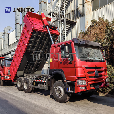 중량 Sinotruck Howo 덤프트럭 트럭 6x4 10 휠러 336 371 380 hp 40 톤 템퍼 덤프트럭