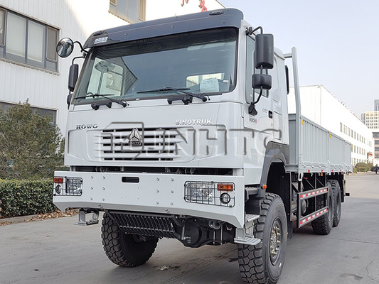 시노 트럭 호우 6x6 오프로드 6 타이어 10 휠 RHD LHD 풀 휠 드라이브 AWD 트럭 화물 템퍼 덤프 트럭