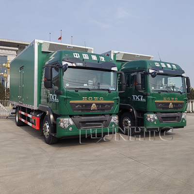 좋은 가격 Aumark HOWO TX7 6x4 냉장고 트럭 디젤 경량 냉장고 컨테이너 1-6톤 냉장고 냉장고 트럭
