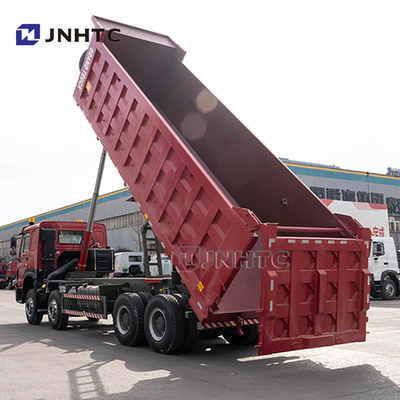 좋은 컨디션 신형 호우 덤프 트럭 8x4 40m3 12 휠 430hp 티퍼 트럭 판매