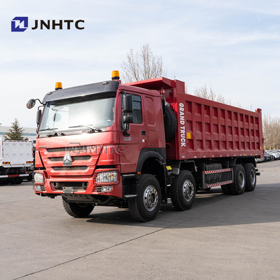좋은 컨디션 신형 호우 덤프 트럭 8x4 40m3 12 휠 430hp 티퍼 트럭 판매