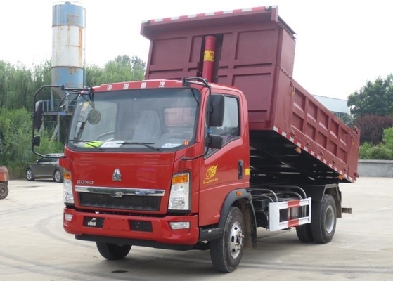 날씨 저항 덤프 트럭 SINOTRUK 4×2 120HP 덤프 트럭