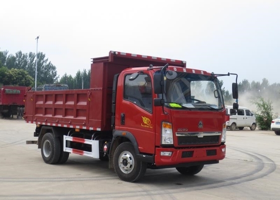 날씨 저항 덤프 트럭 SINOTRUK 4×2 120HP 덤프 트럭