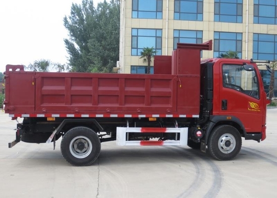날씨 저항 덤프 트럭 SINOTRUK 4×2 120HP 덤프 트럭