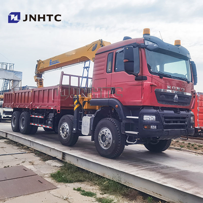 공장 가격 SINOTRUK HOWO TX 371HP 20톤 화물 트럭 장착 스트레이트 붐 크레인 판매