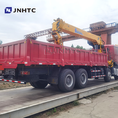 공장 가격 SINOTRUK HOWO TX 371HP 20톤 화물 트럭 장착 스트레이트 붐 크레인 판매