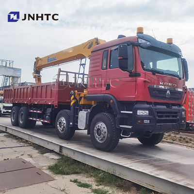 공장 가격 SINOTRUK HOWO TX 371HP 20톤 화물 트럭 장착 스트레이트 붐 크레인 판매