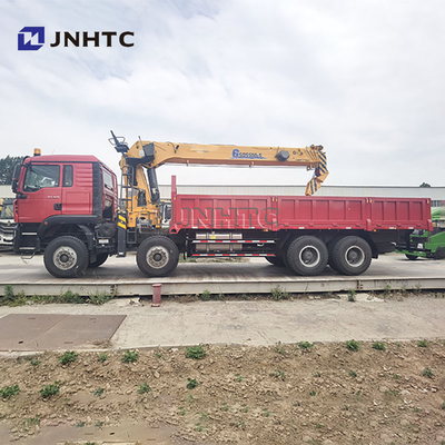 공장 가격 SINOTRUK HOWO TX 371HP 20톤 화물 트럭 장착 스트레이트 붐 크레인 판매
