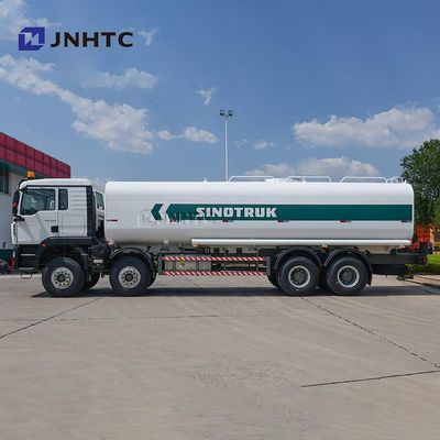 호우 TX 스프링 워터 탱크 트럭 371hp 8x4 워터 탱크 트럭