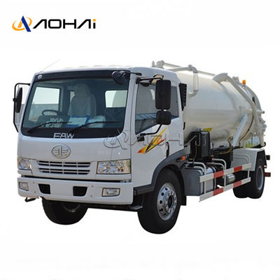 FAW J5K 4X2 Honey Sucker Truck 6 Wheels Hydrocureur Vacuum Truck for Sale