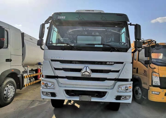 10 타이어 SINOTRUK HOWO 화물 트럭 포좌 유로 2 LHD 6X4 336HP HW76 오두막