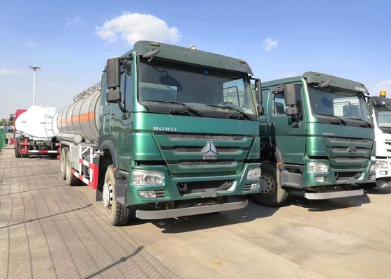 위험한 화학물질 수송을 위한 6 * 4 371hp 연료 탱크 트럭 21cbm