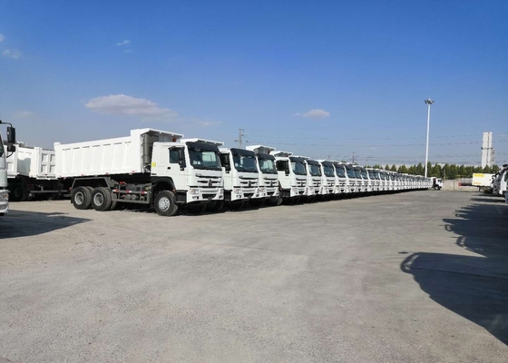 6x6 가득 차있는 드라이브 덤프 트럭 336HP Sinotruk Howo 트럭 20 CBM 선적