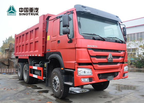 6x4 팁 주는 사람 트럭/Howo 6x4 덤프 트럭 아BS 서비스 브레이크 336hp 힘
