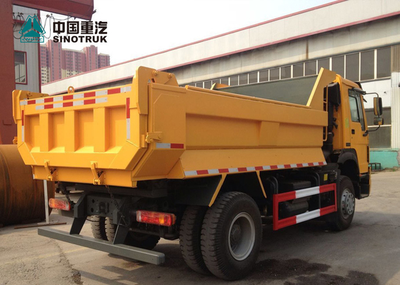 SINOTRUK HOWO 266hp 트럭 트레일러 4x2 6는 소형 덤프 트럭을 선회합니다