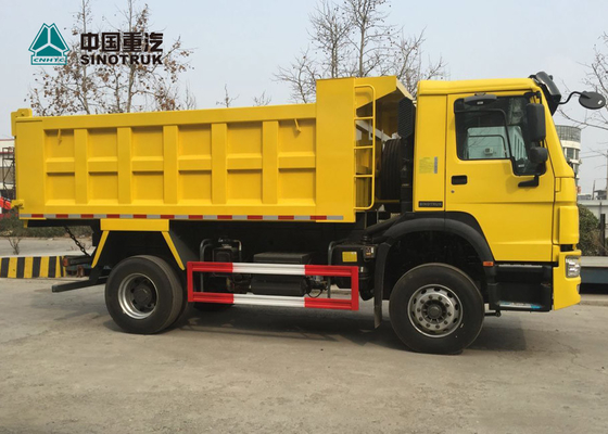 SINOTRUK HOWO 266hp 트럭 트레일러 4x2 6는 소형 덤프 트럭을 선회합니다