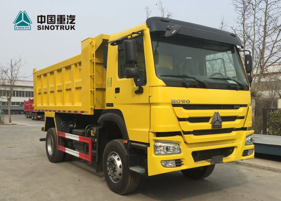 SINOTRUK HOWO 266hp 트럭 트레일러 4x2 6는 소형 덤프 트럭을 선회합니다