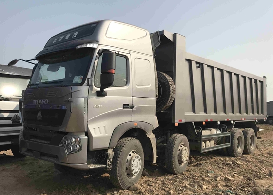 8X4 371HP 60 톤 12의 타이어를 가진 무거운 Spec 덤프 트럭, 1 년 보장