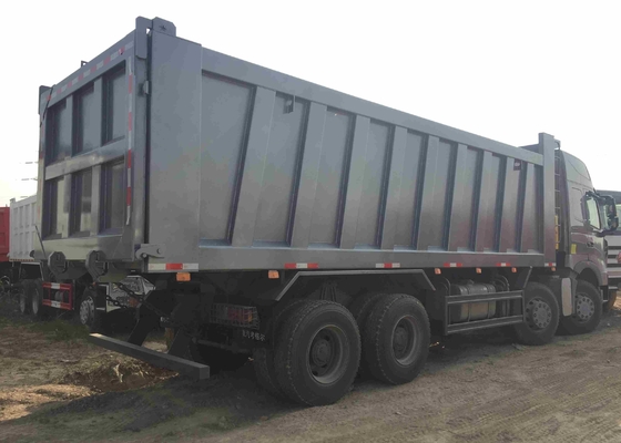 8X4 371HP 60 톤 12의 타이어를 가진 무거운 Spec 덤프 트럭, 1 년 보장