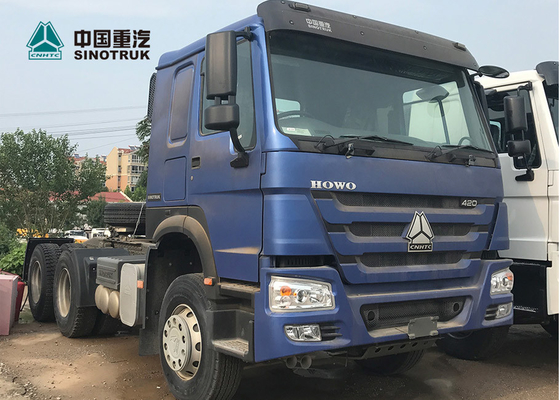 6 x 4 10 바퀴 원동기 트럭 Euro2 420hp 트랙터 머리