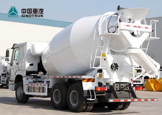 SINOTRUK HOWO 371hp 재고 구체 믹서 트럭 10는 ZZ1257N3847A를 선회합니다