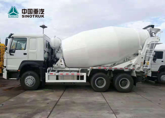 SINOTRUK HOWO 371hp 재고 구체 믹서 트럭 10는 ZZ1257N3847A를 선회합니다