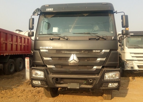 40 톤 6x4 336hp SInotruk Howo7 덤프 트럭 20M3 검정 색깔