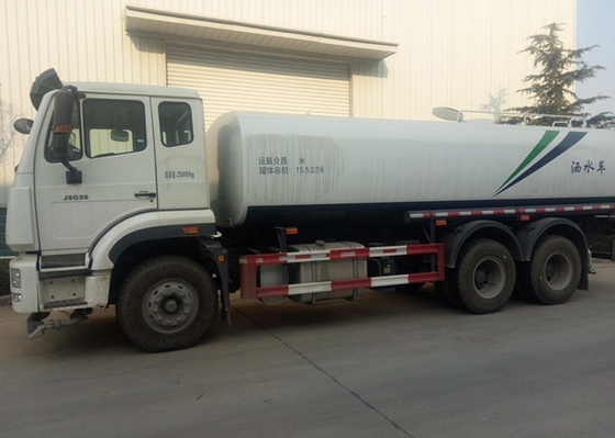 Q345 HOWO 물 콘테이너 트럭 6 x 4 336HP 유로 II 높은 충돌 저항
