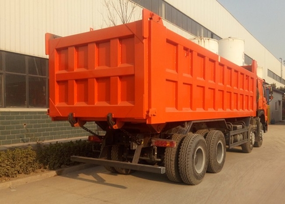 4 - 차축 SINOTRUK 371 HP 무거운 덤프 트럭 8×4 28CBM를 적재하는 50 톤