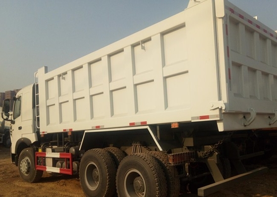 A7 Sinotruk Howo 백색 덤프 트럭 10 바퀴 6 x 4 18M3 40 T