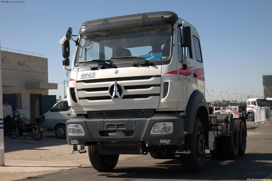 긴 서비스 기간을 가진 Euro3 EGR 340hp Beiben 6x4 원동기 그리고 트레일러