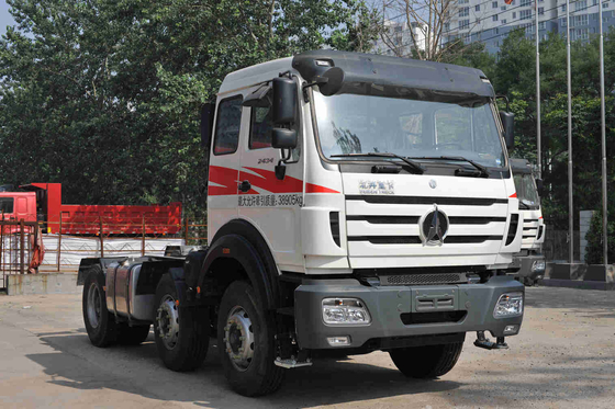 긴 서비스 기간을 가진 Euro3 EGR 340hp Beiben 6x4 원동기 그리고 트레일러