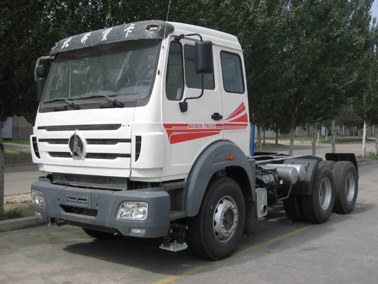긴 서비스 기간을 가진 Euro3 EGR 340hp Beiben 6x4 원동기 그리고 트레일러