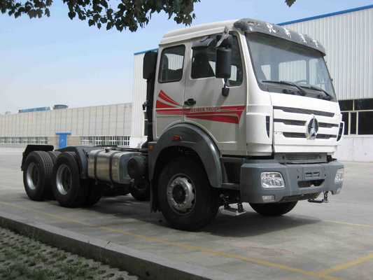 긴 서비스 기간을 가진 Euro3 EGR 340hp Beiben 6x4 원동기 그리고 트레일러