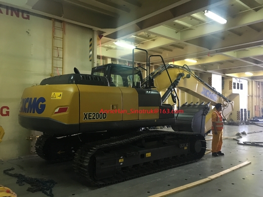 Xcmg XE200D 21.5 톤 도로 공사 장비 공식적인 굴착기 기계
