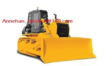 노란 색깔에 있는 고능률 Shantui SD22 콤팩트 크롤러 불도저 기계